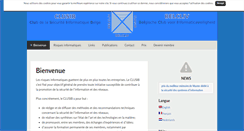 Desktop Screenshot of clusib.be